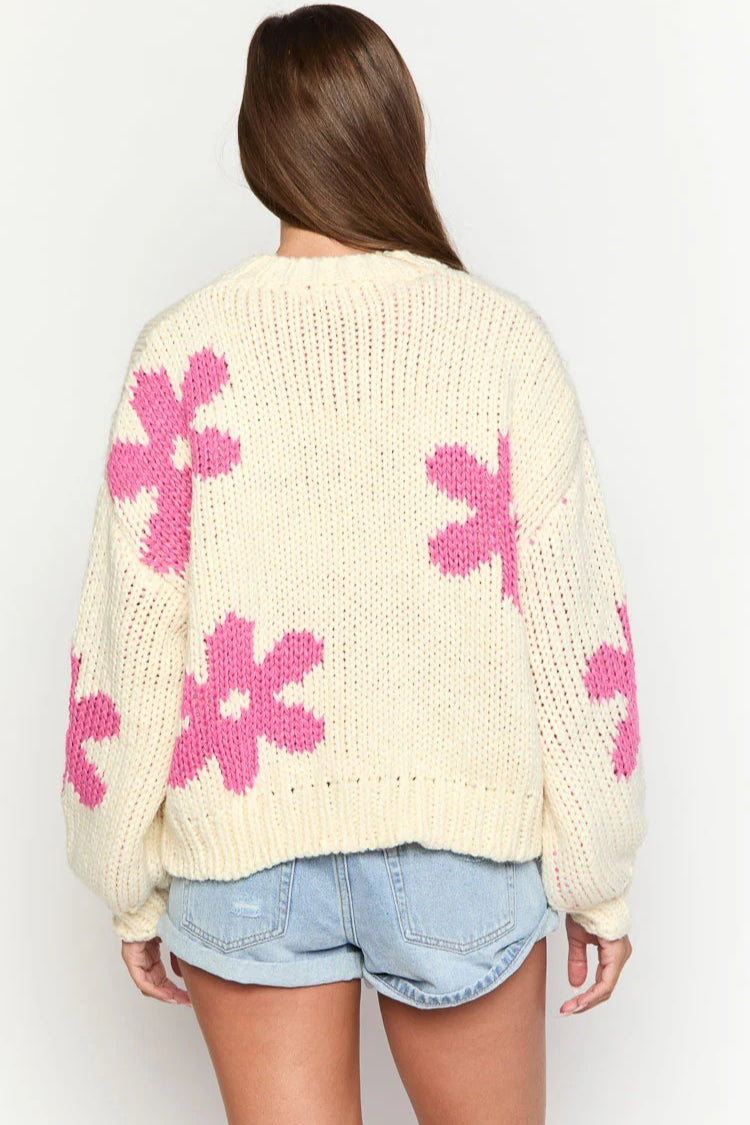Pullover Floral Detail Sweater 15