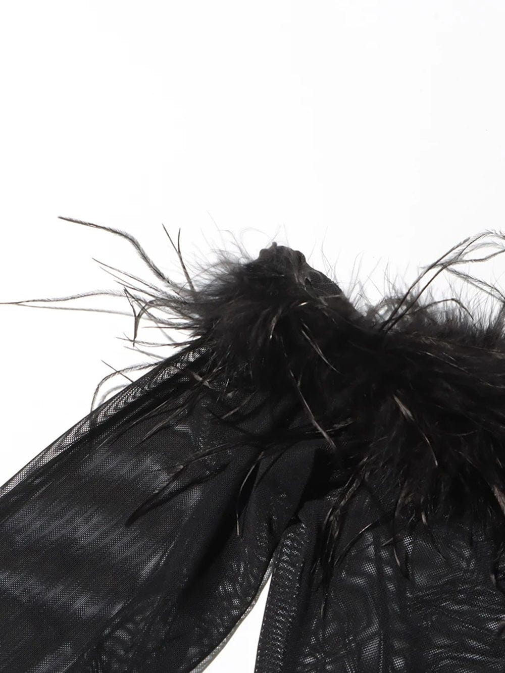 Feather Bodysuit - Fashionpara