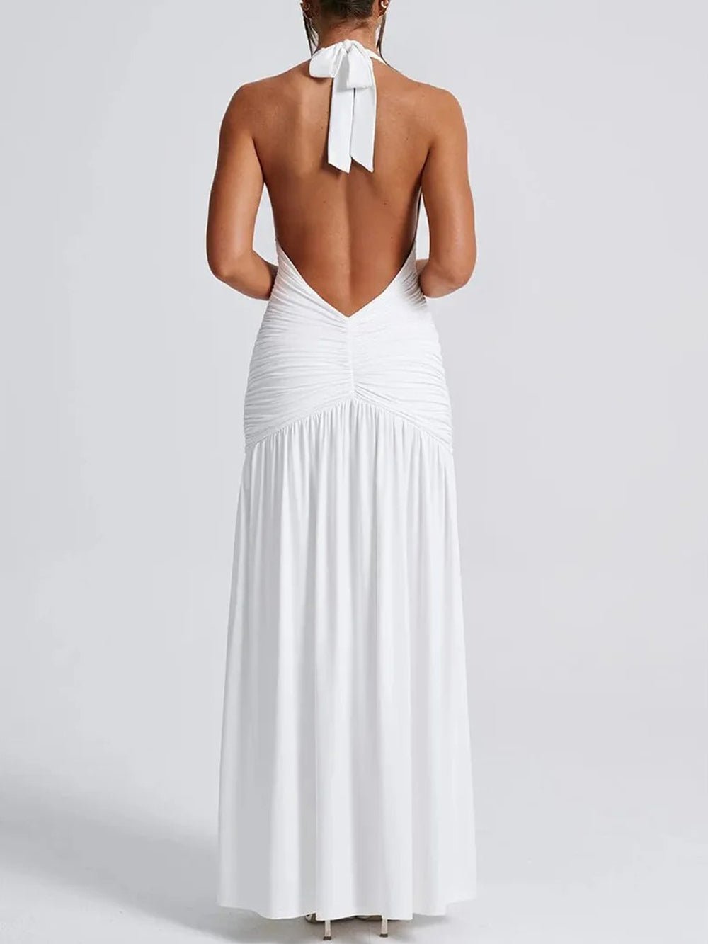 Backless Maxi Dress - Fashionpara