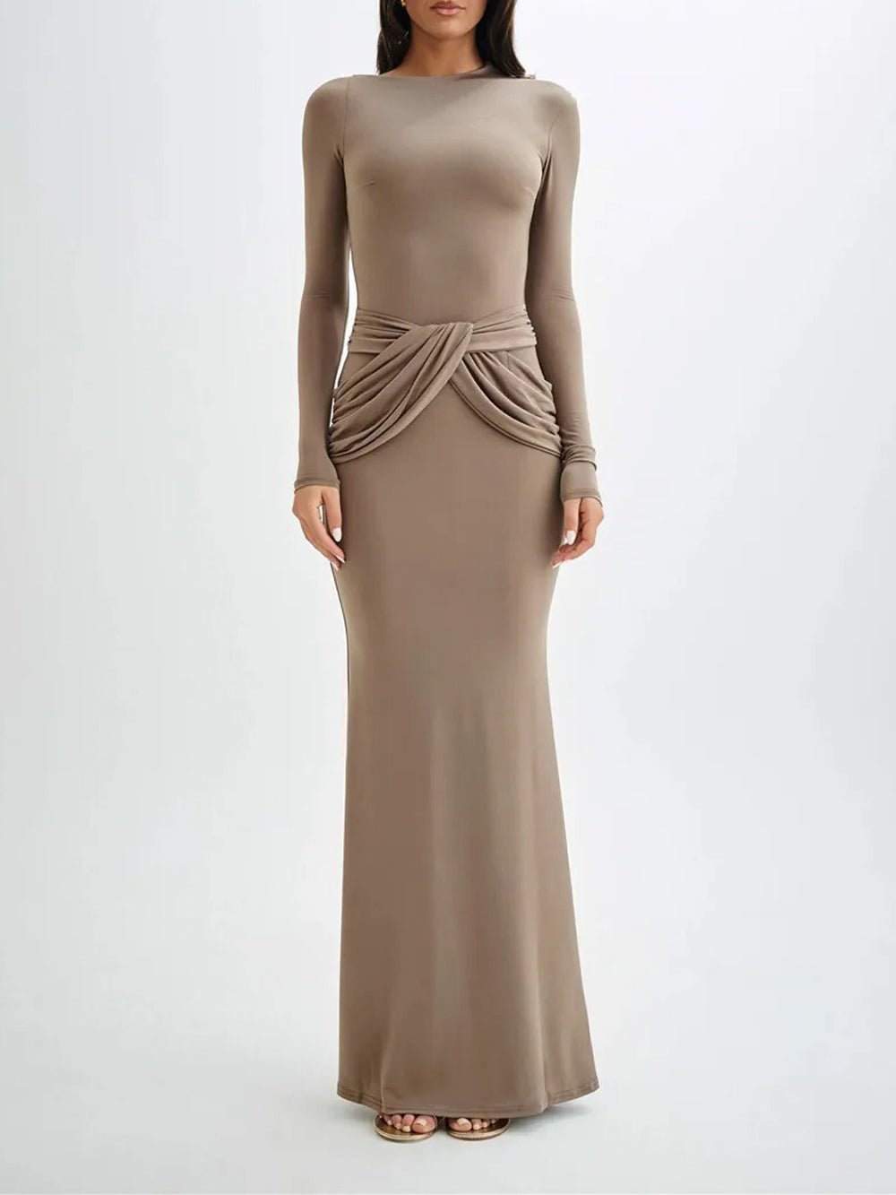 Bodycon Maxi Dress - Fashionpara