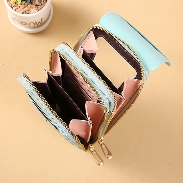 Phone Mobile Bag Crossbody Wallet Purse Coin