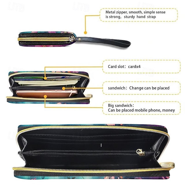Credit Purse Card Coin Wallet PU Holder