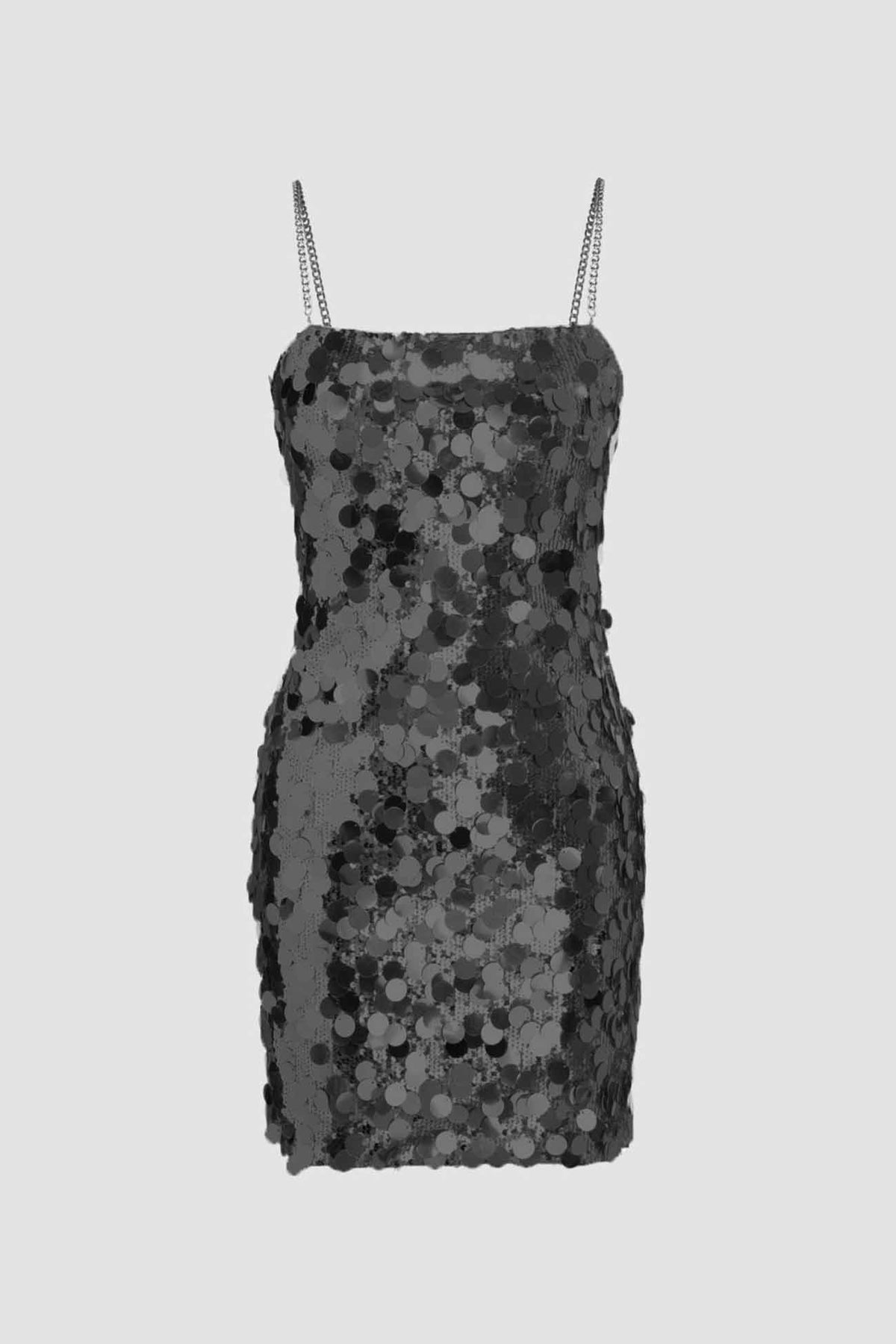 Sequin One Shoulder Bodycon Mini Dress 5