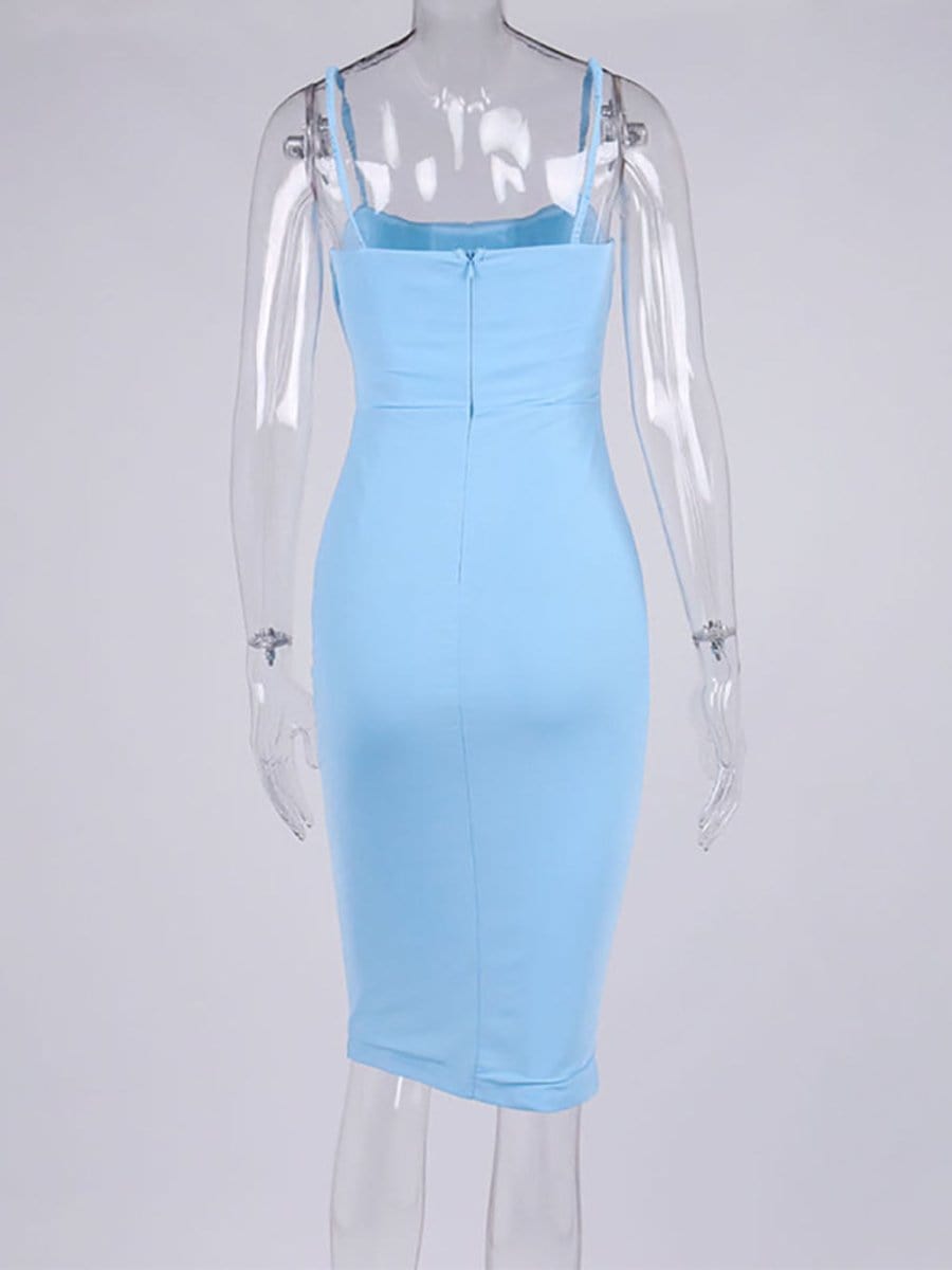 Bodycon Midi Dress - Fashionpara