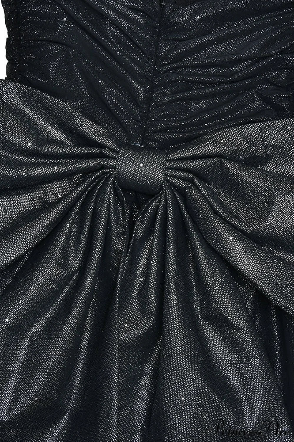 Glitter Sweetheart Bow Fit & Flare Mini Dress 4