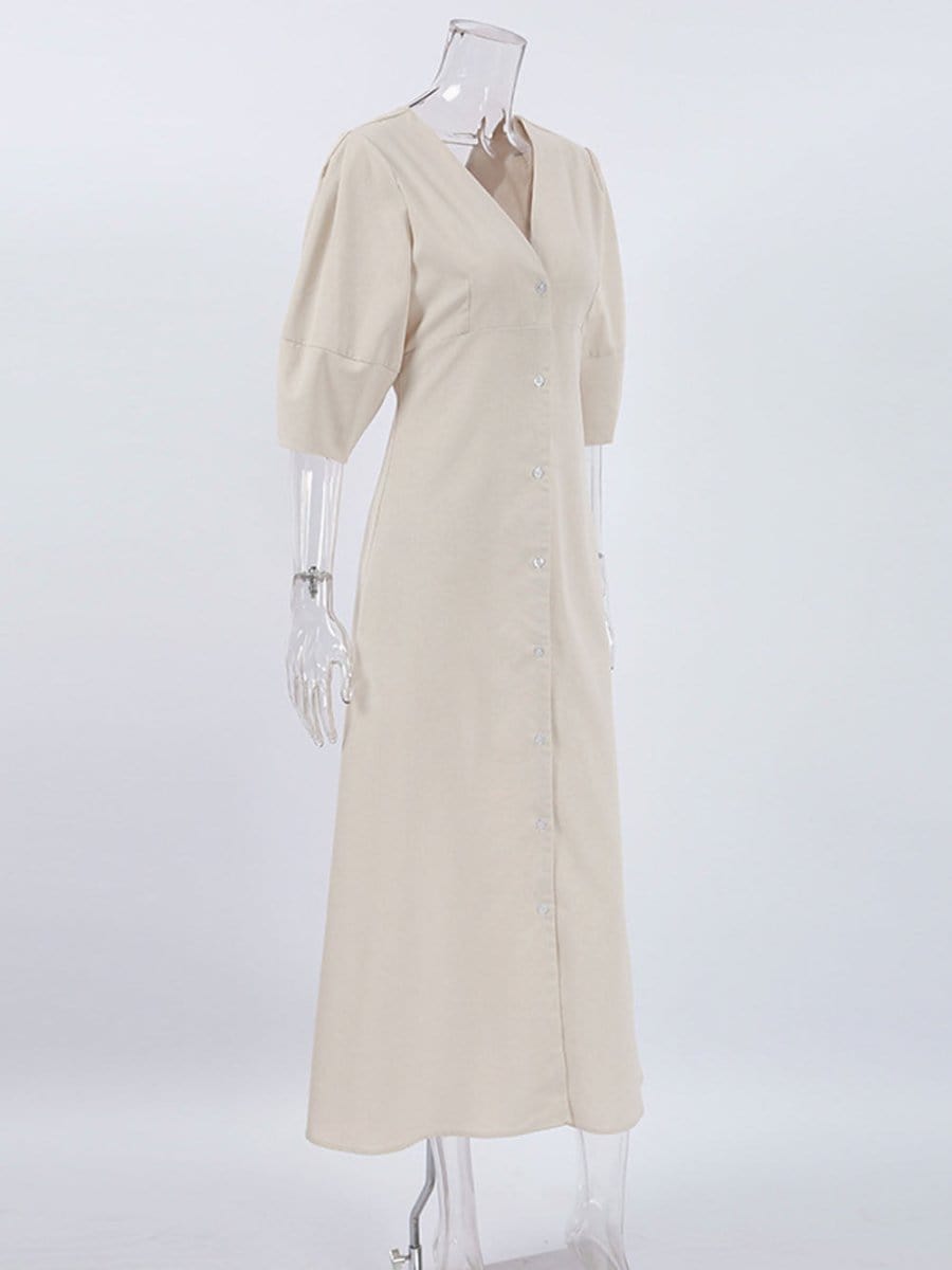 Backless Midi Dress - Fashionpara