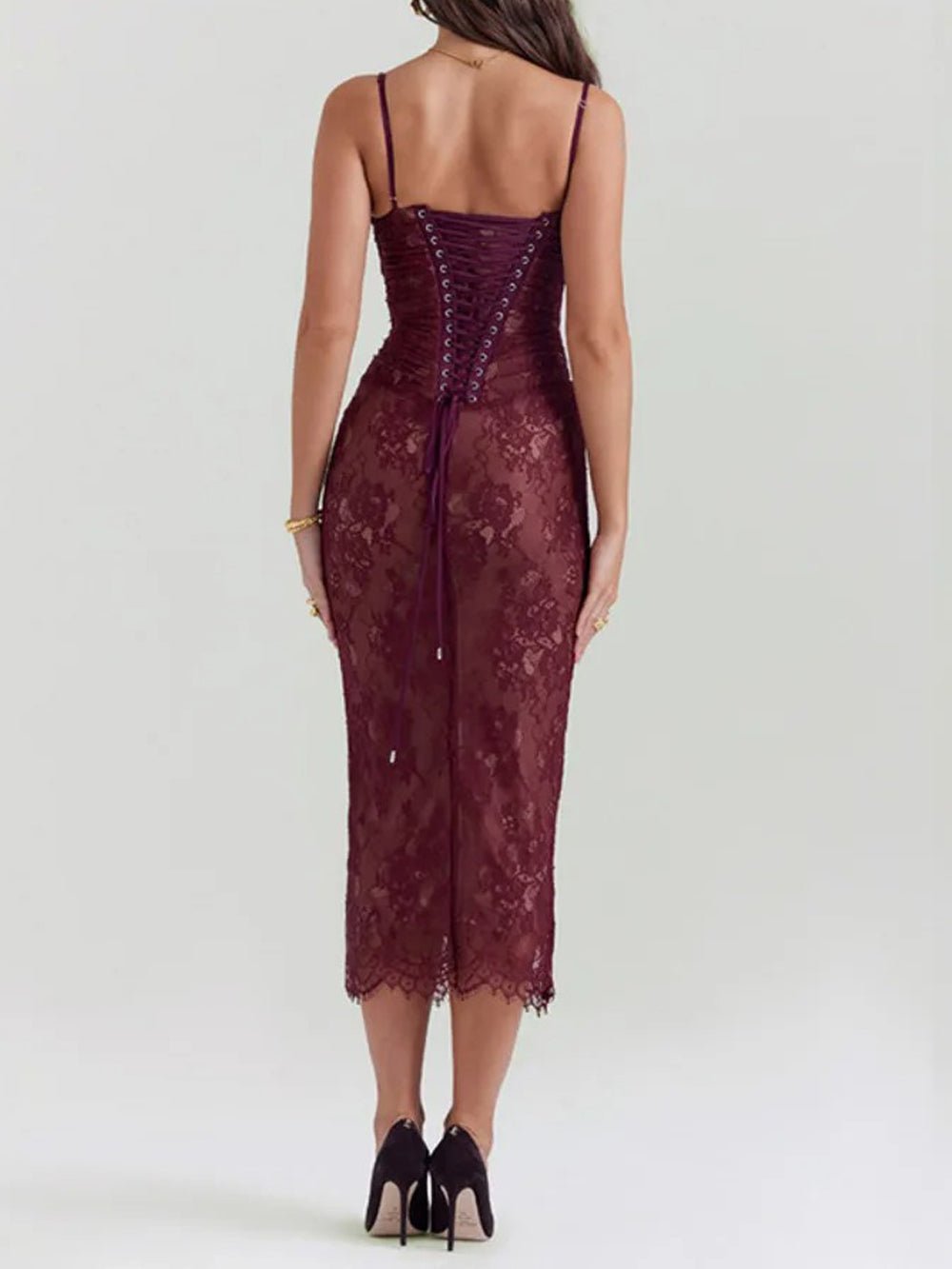 Bodycon Maxi Dress - Fashionpara