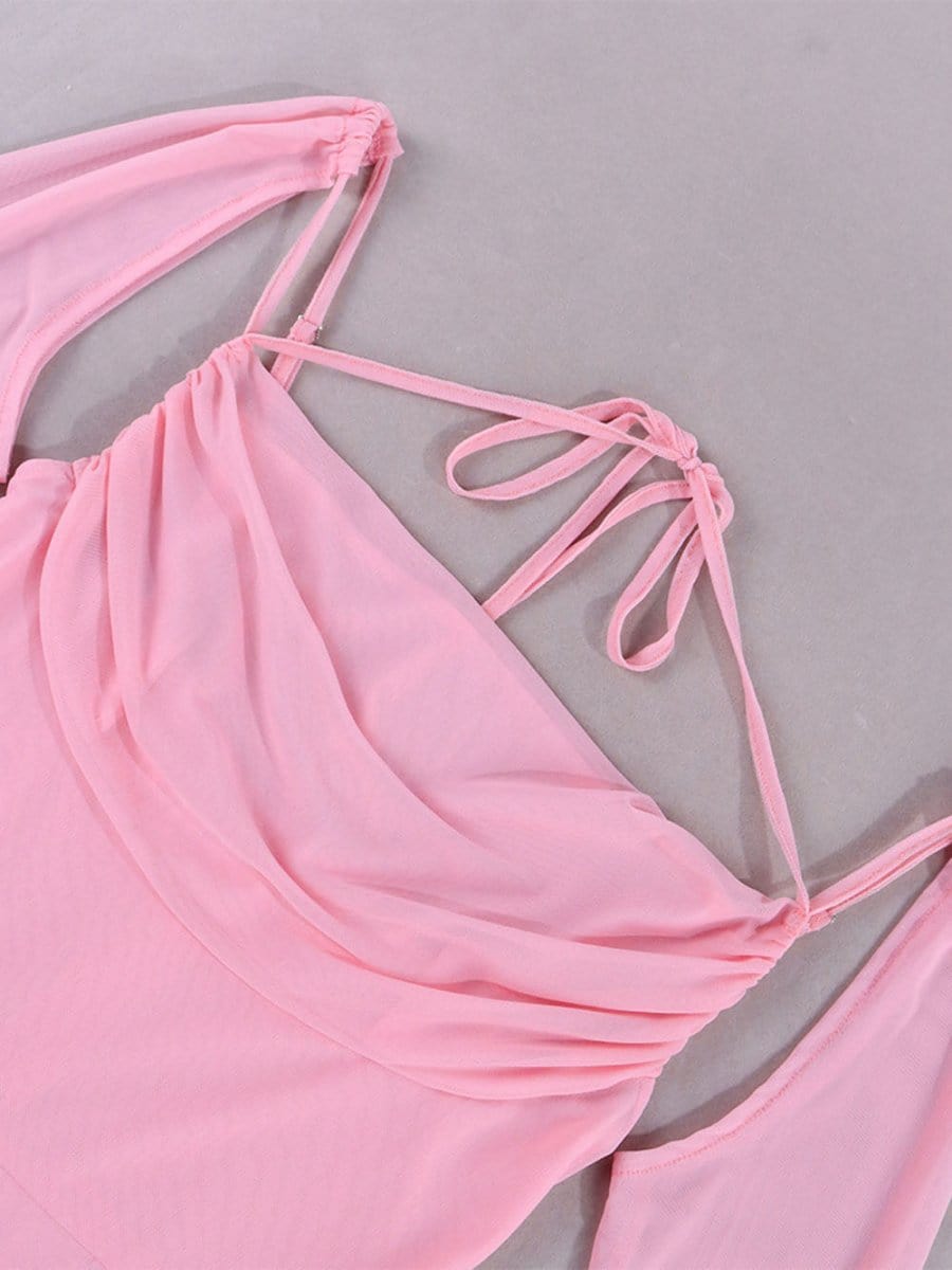 Backless Mini Dress - Fashionpara