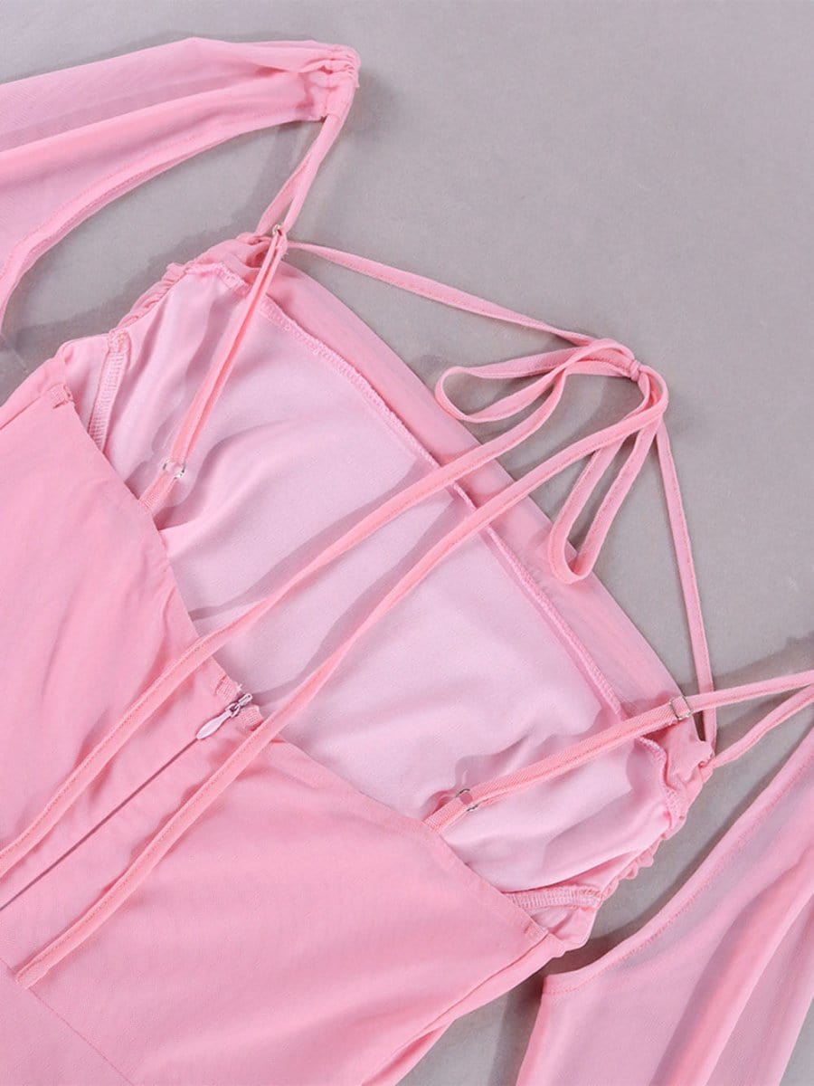 Backless Mini Dress - Fashionpara