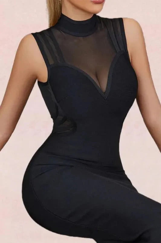 Brooklyn Bodycon Dress - Classic Black - Fashionpara