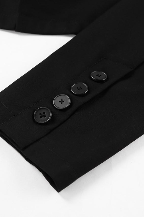 Chic Cropped Suit Coat for Stylish Professional Outfits