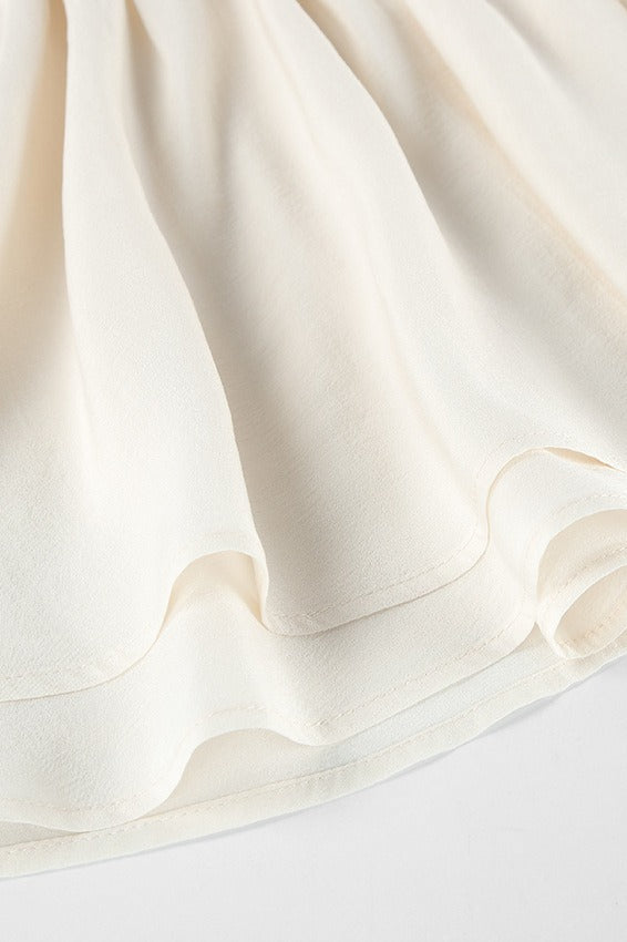 Organza Off Shoulder Balloon Sleeve Mini Dress 5