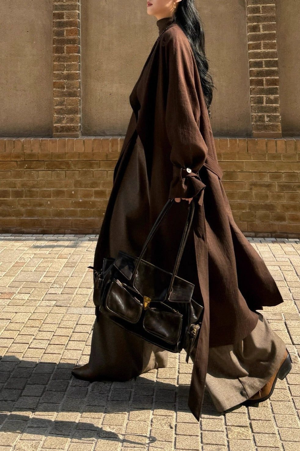 PrincessAce Women's Lightweight Long Overcoat for Autumn Style