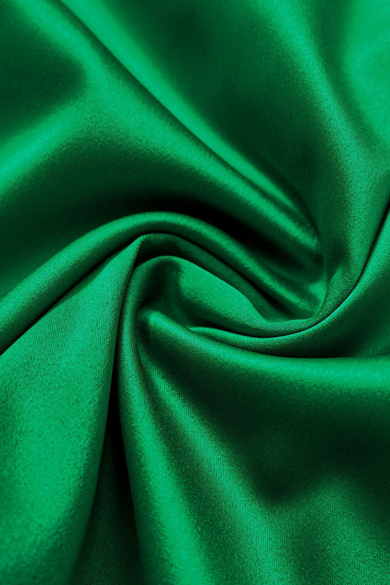 Solid Folds Lace-up One Shoulder Midi Dress Fashionpara