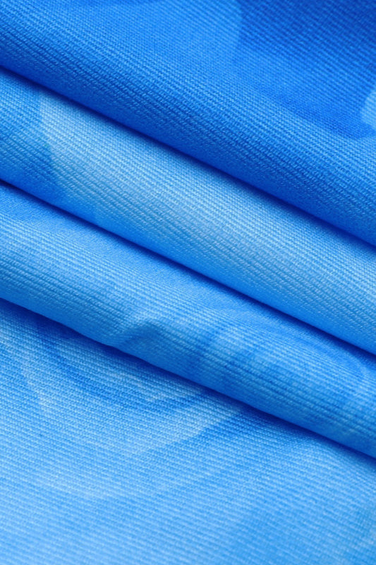 Floral Print Ruffled Strap Bodycon Maxi Dress