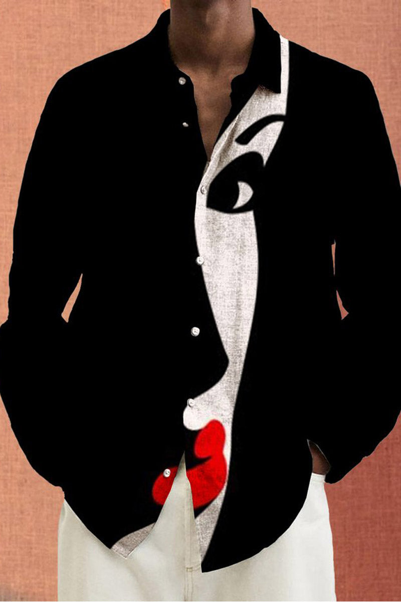 Men's Cotton&Linen Long-Sleeved Fashion Casual Shirt - Fashionpara