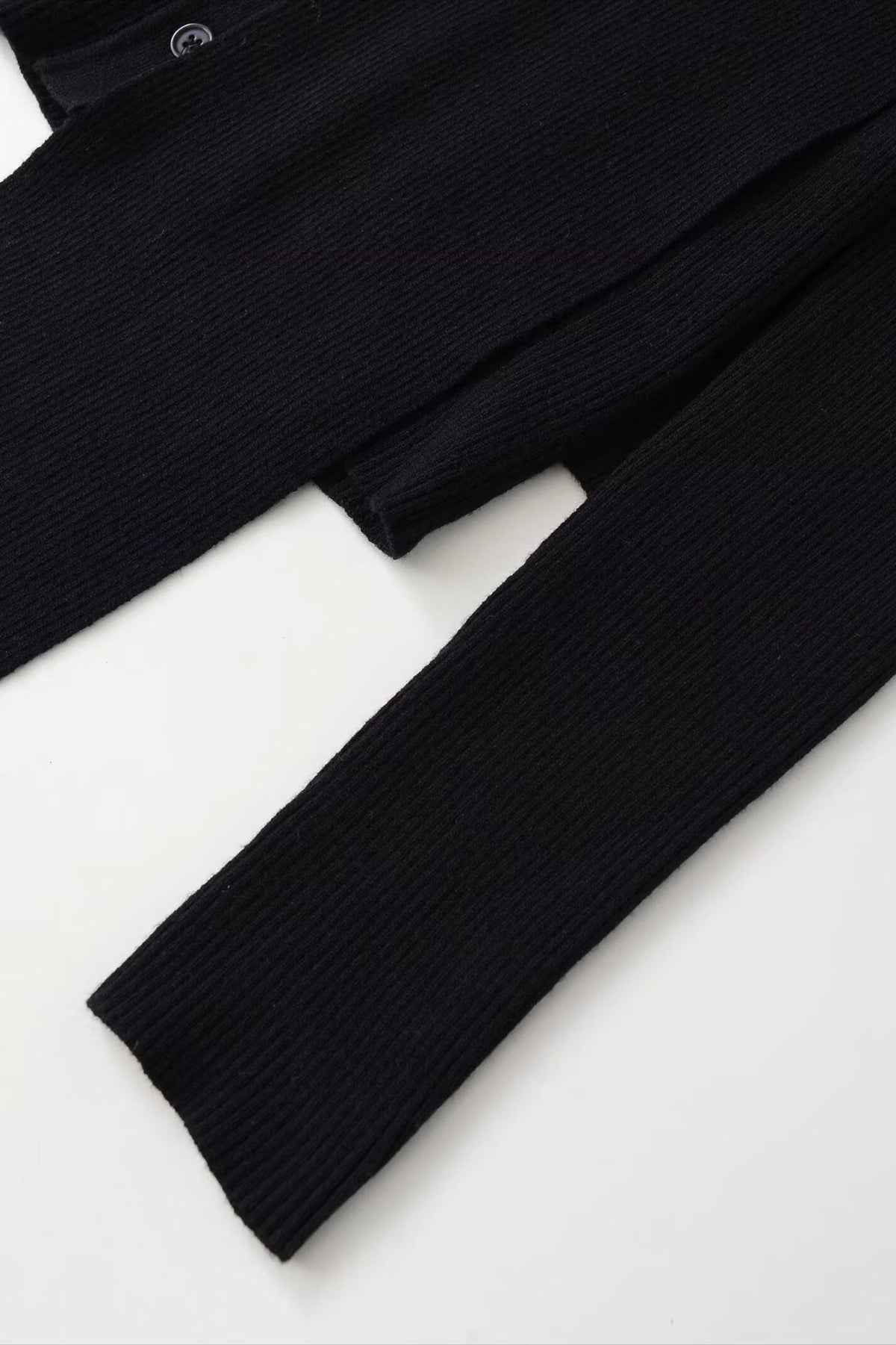 Snood Neck Ribbed Knit Top 5