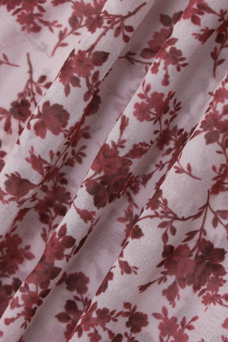 Floral Print Backless Cowl-Neck Slip Maxi Dress 9