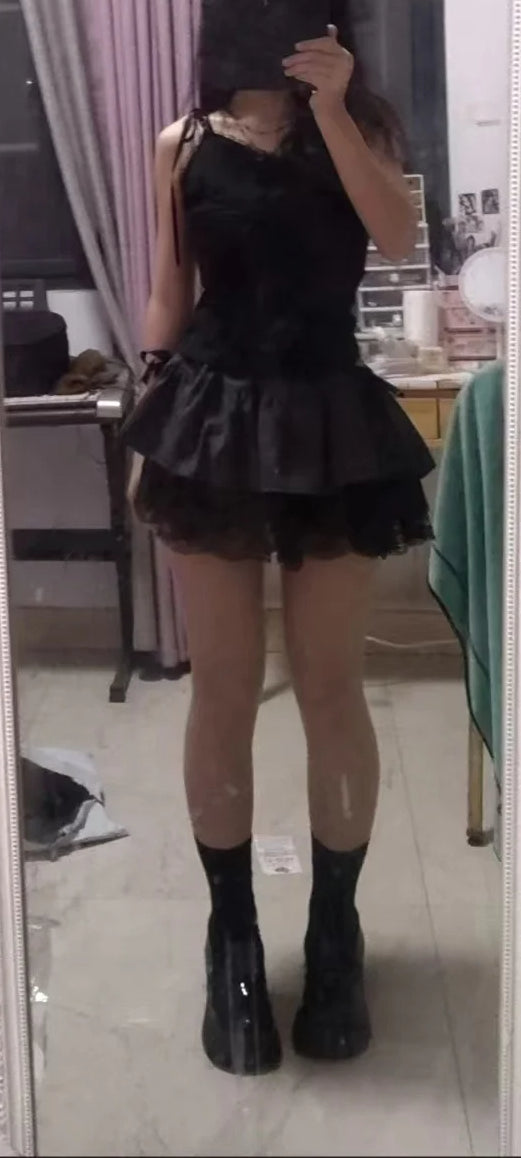 Bow Rebel Informal Charming Mini Skirt - Fashionpara