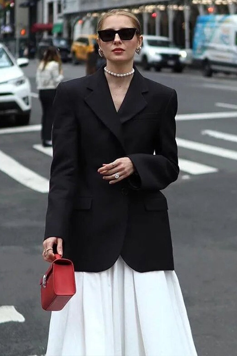 Sculpted Waist Double Button Blazer 6