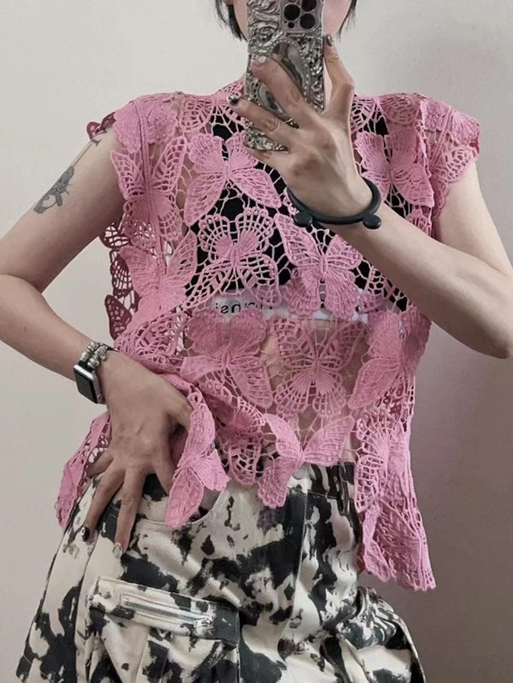 Hollow Out Tank - Fashionpara