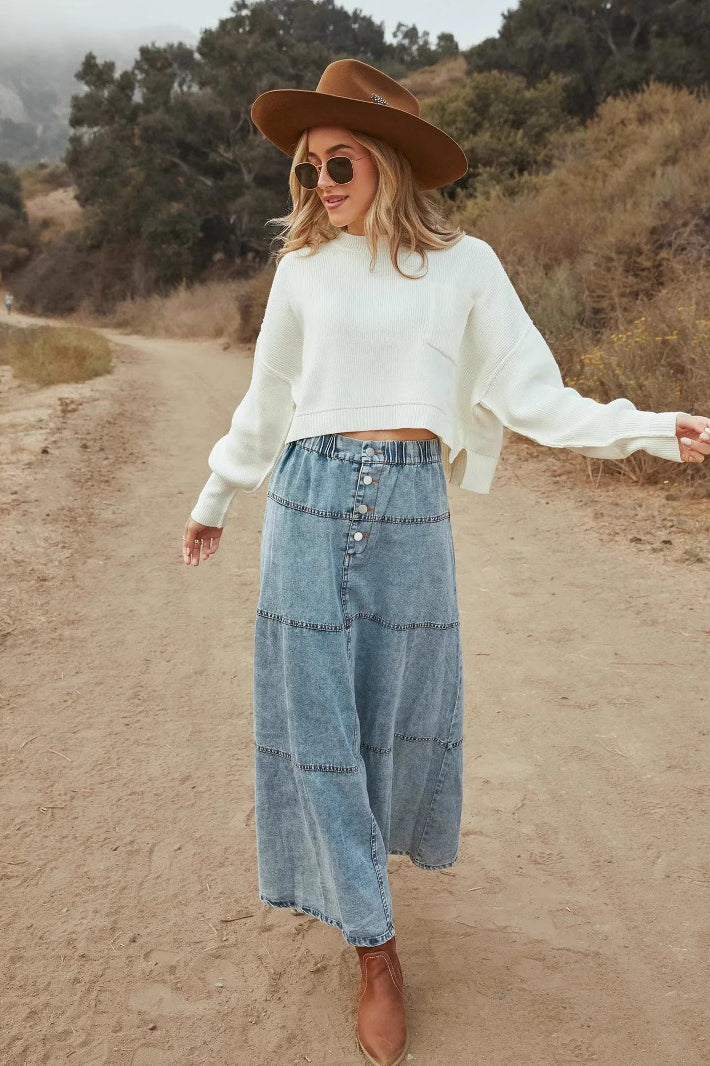 Patchwork Denim Jeans