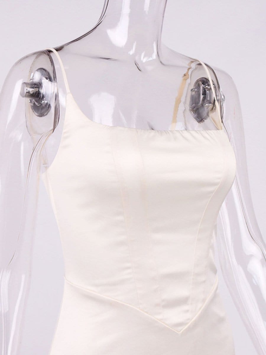 Backless Maxi Dress - Fashionpara