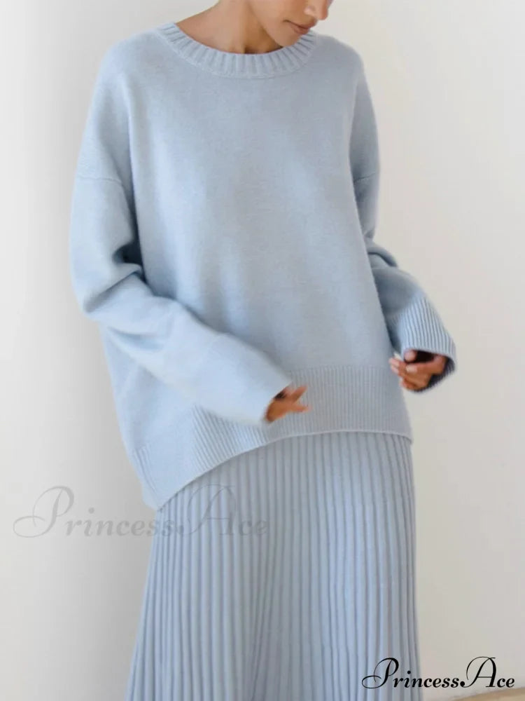Candyfloss Oversized Graceful Pullover Sweater