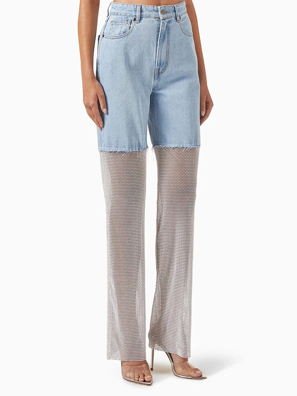 Denim Diamond Jeans - Fashionpara