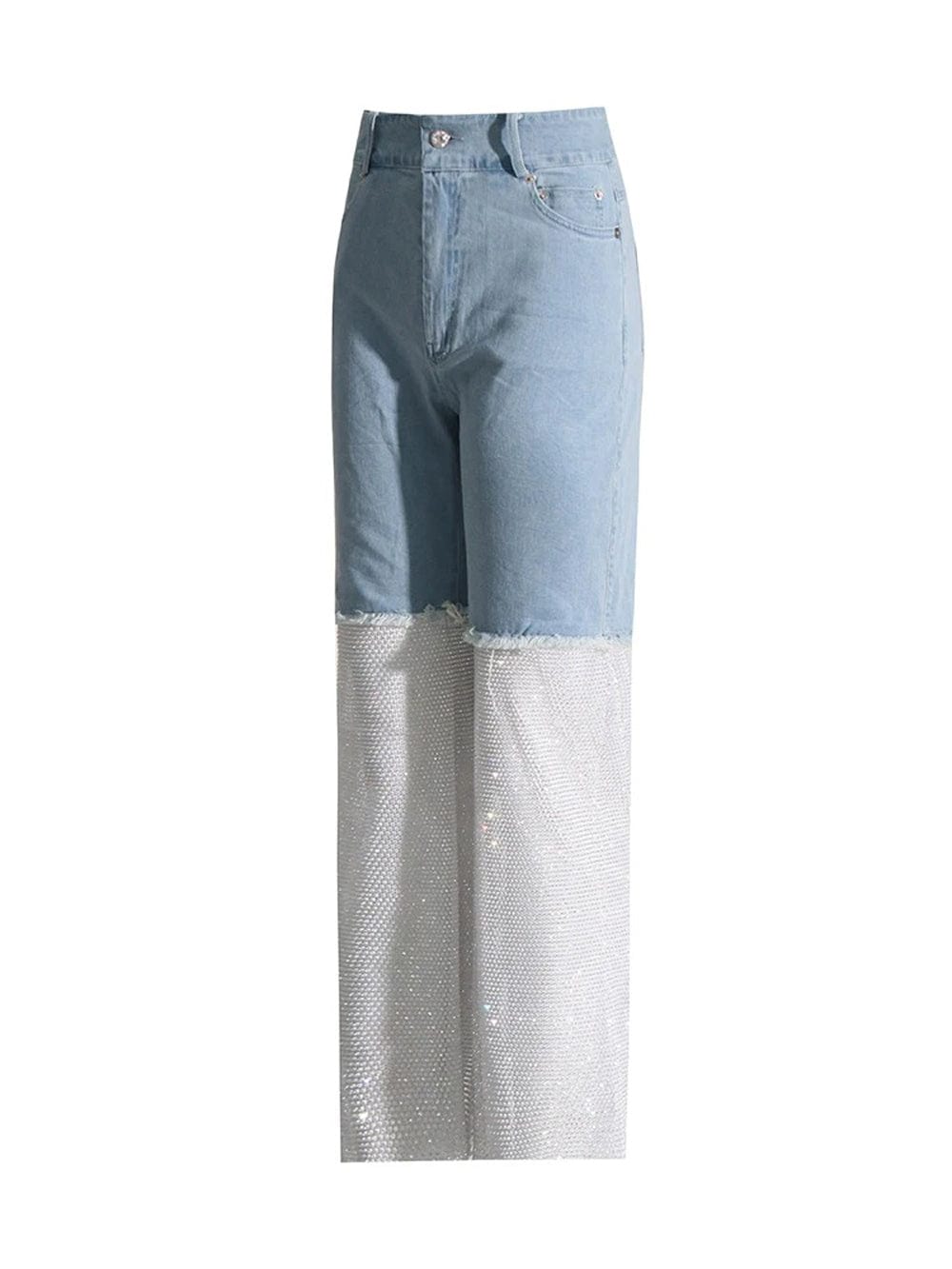 Denim Diamond Jeans - Fashionpara