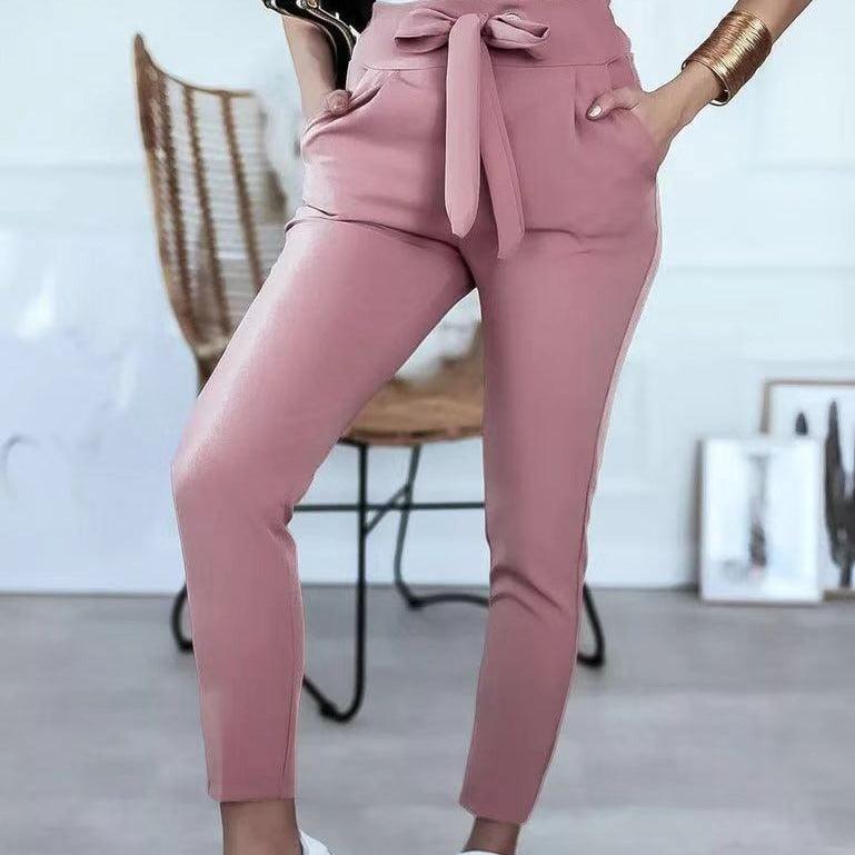 KittenAlarm - Cassandra Solid Eyelet Pants