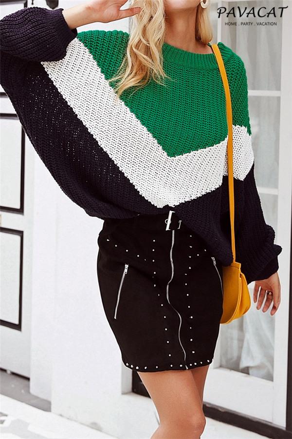 RadyRin Casual Brown Knitted Sweater for Effortless Style