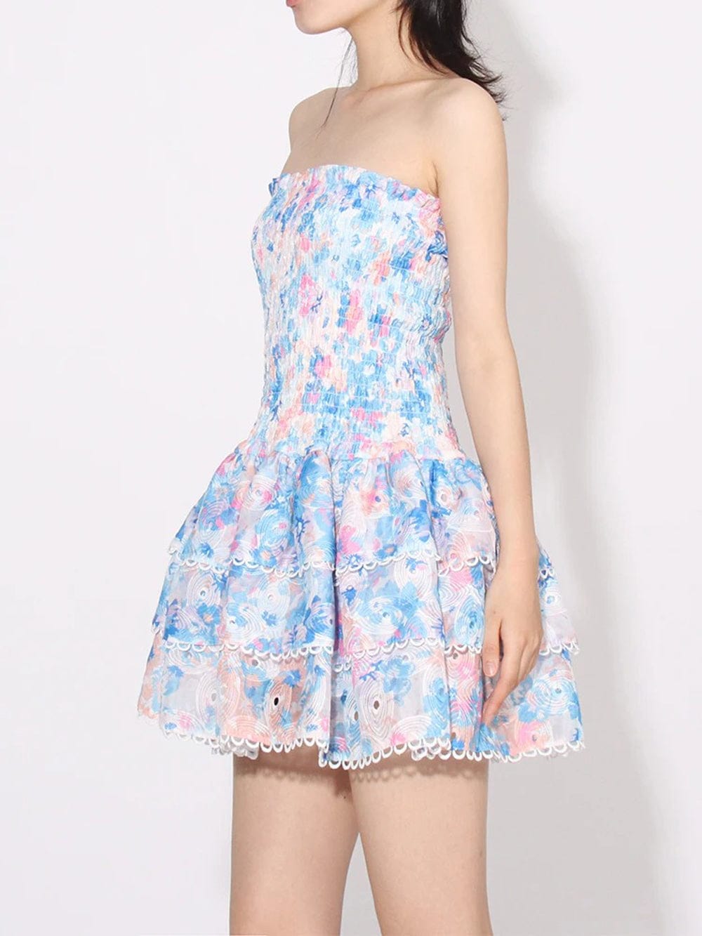 Strapless Mini Dress - Fashionpara