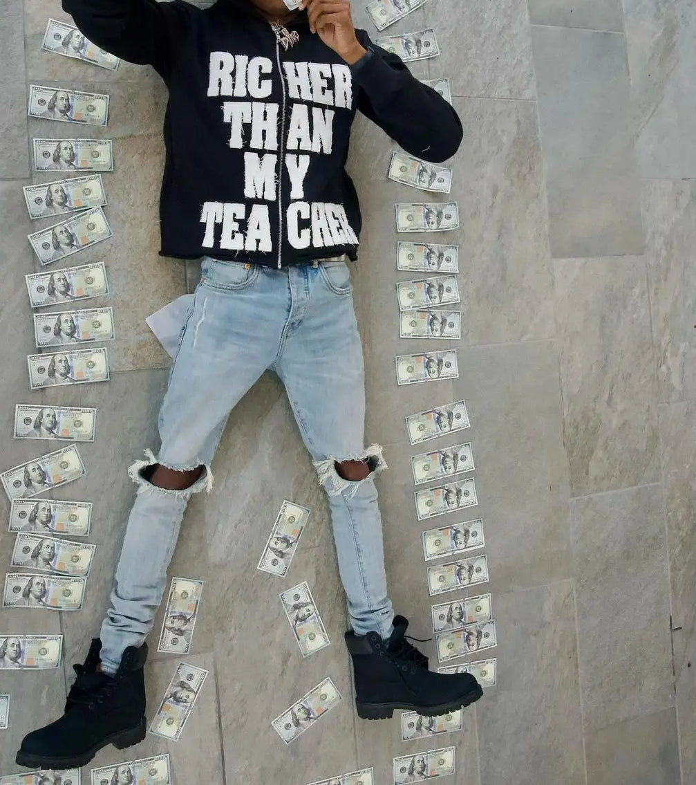 Black Retro Demon Slayer Hoodie