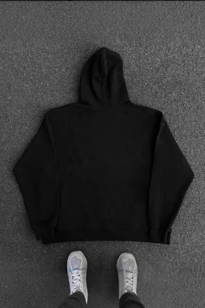 Skeleton X-Ray Graphic Heavyweight Pullover Hoodie 2
