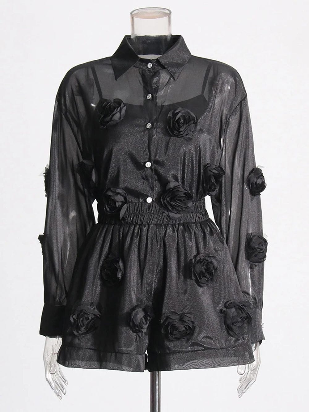 Appliques Button Pant - Fashionpara