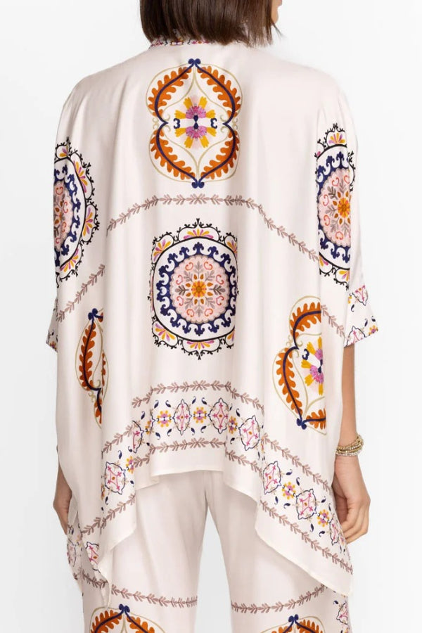 Fashion Positioning Print Shirt & Pants Two-piece Set - Fashionpara