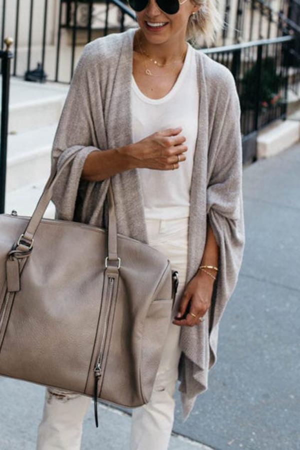 Lady Rin Open Knit Cardigan for Effortless Style and Comfort