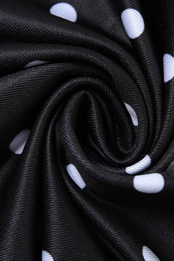 Elegant Polka Dot Slip Party Dress - Fashionpara