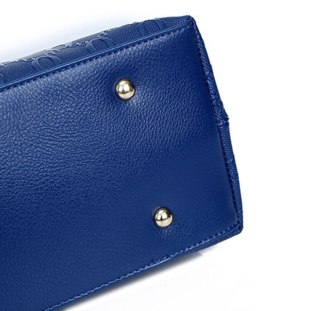 4 Bag Leather Purse PU Pieces Set