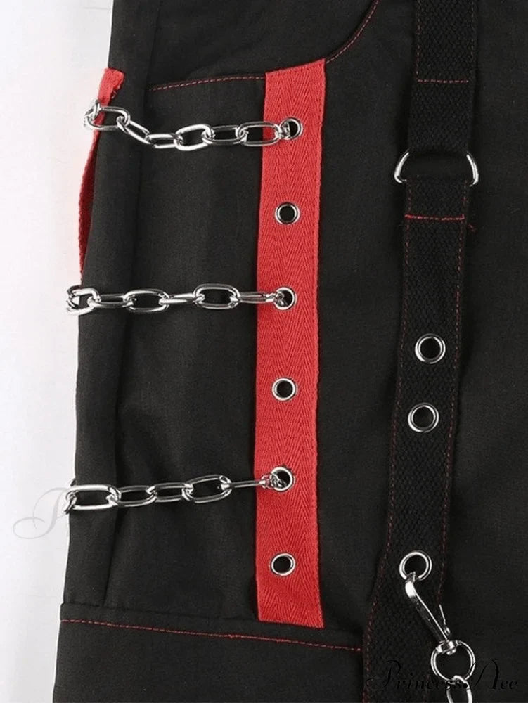 Cool Gothic Chain Jeans