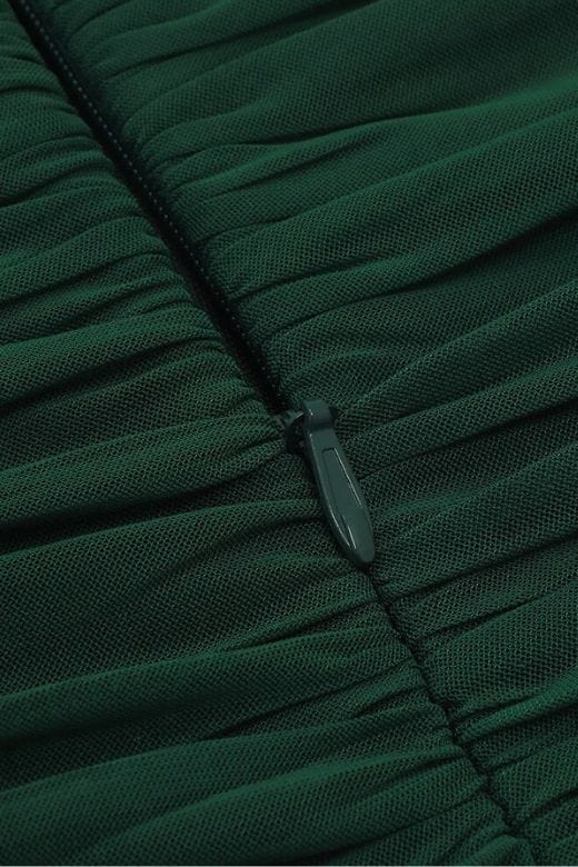 Chance Bodycon Wrap Midi Dress - Emerald Green - Fashionpara