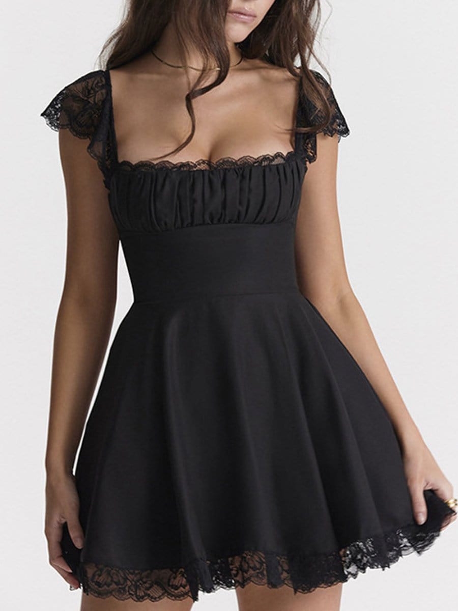 Backless Mini Dress - Fashionpara