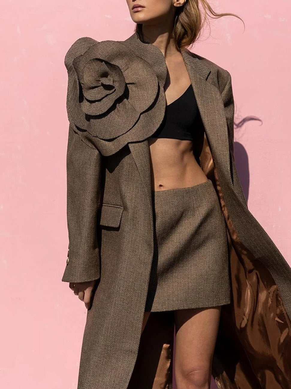 Long Windbreaker Coat - Fashionpara