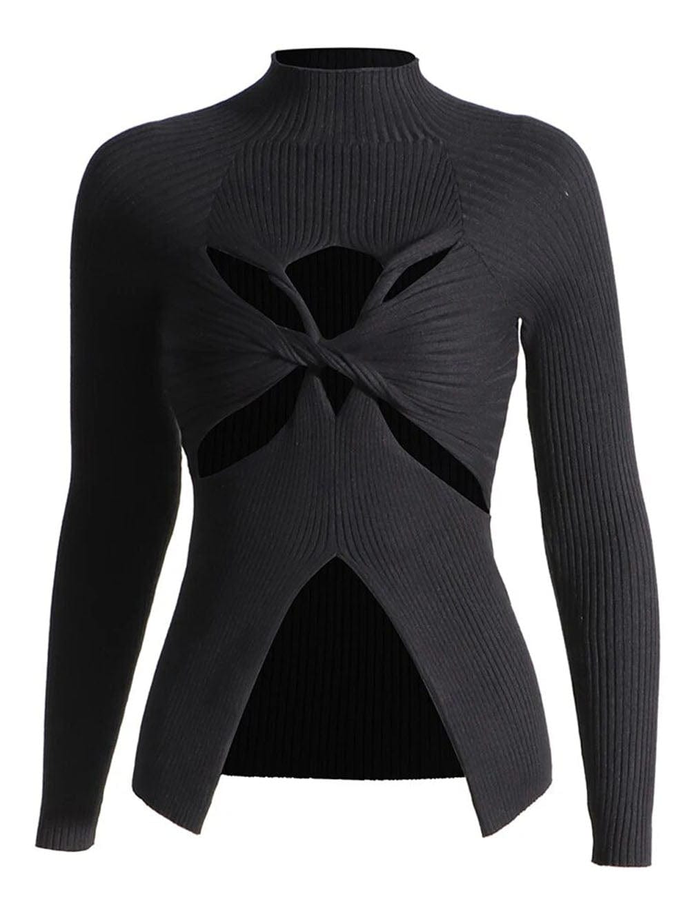 Hollow Out Knit - Fashionpara