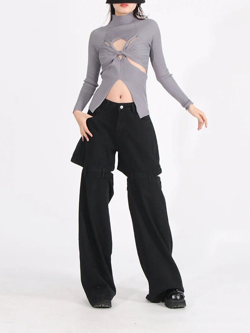 Hollow Out Knit - Fashionpara