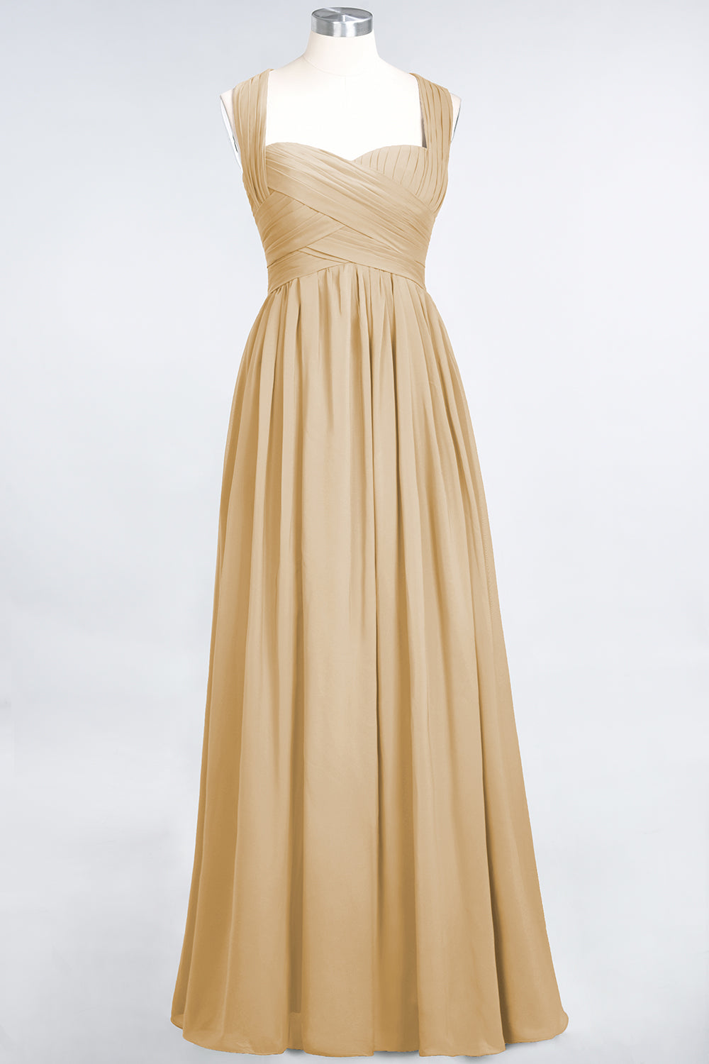Chic Tiered Sweetheart Cap-Sleeves Bungurdy Bridesmaid dresses - Fashionpara