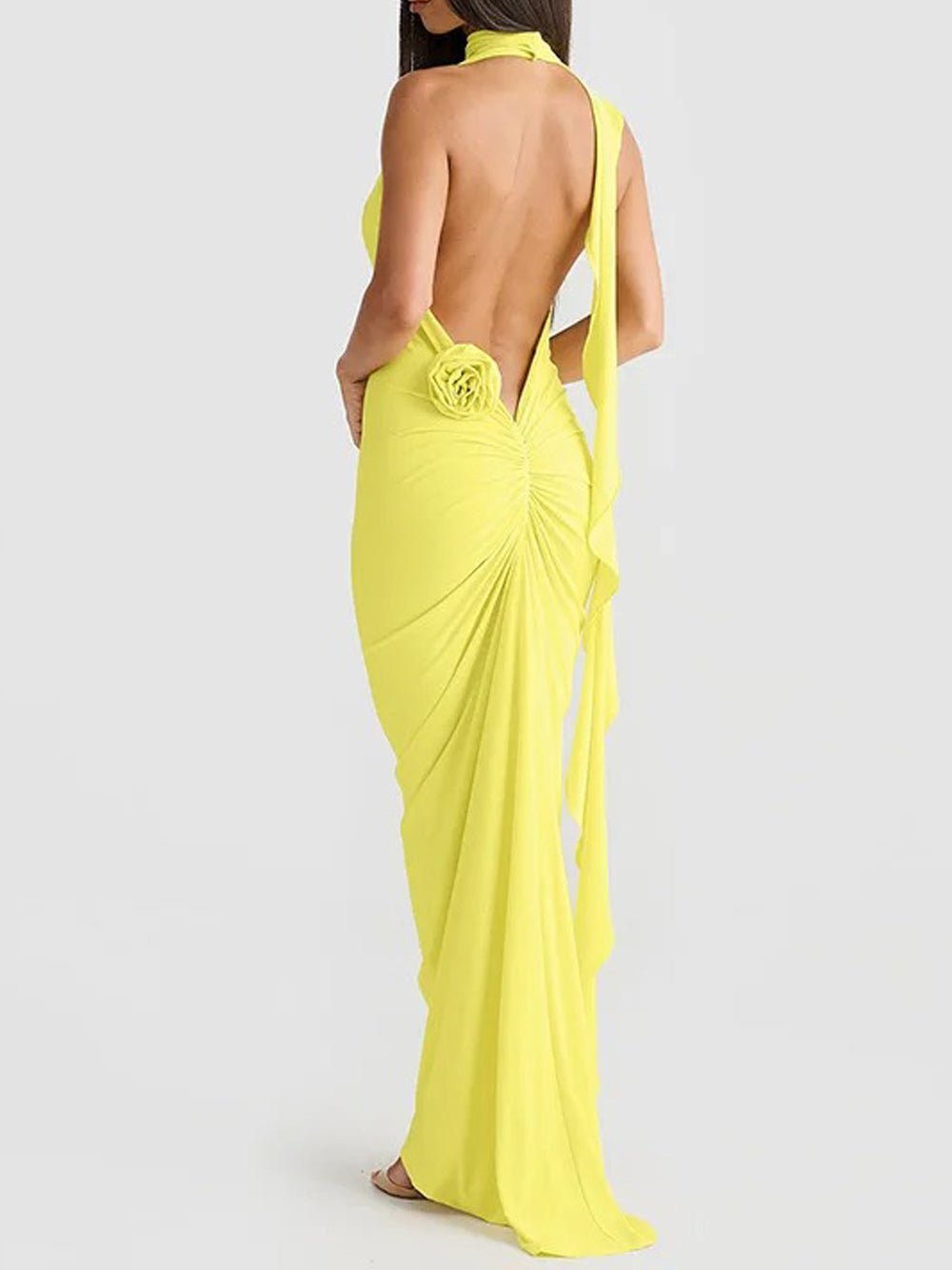 Backless Bodycon Maxi - Fashionpara