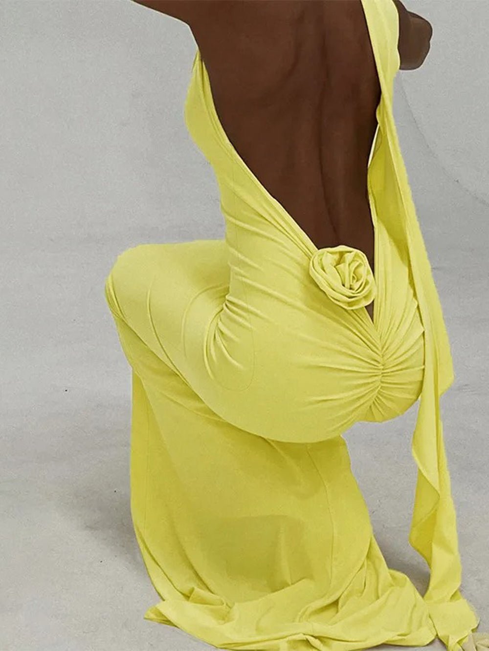 Backless Bodycon Maxi - Fashionpara