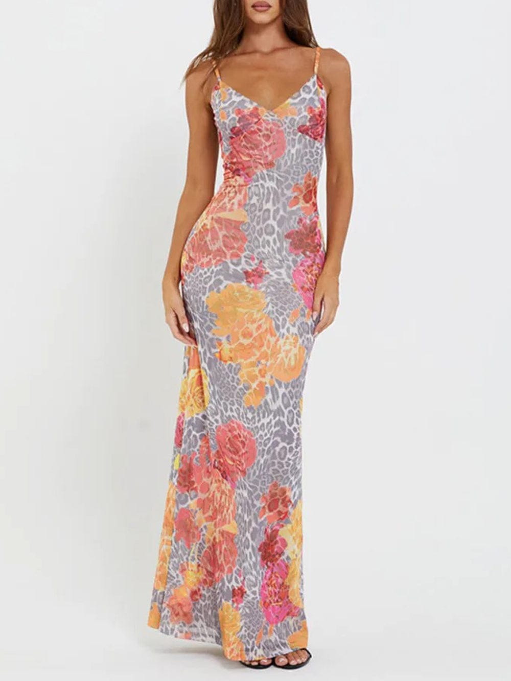 Backless Maxi Dress - Fashionpara